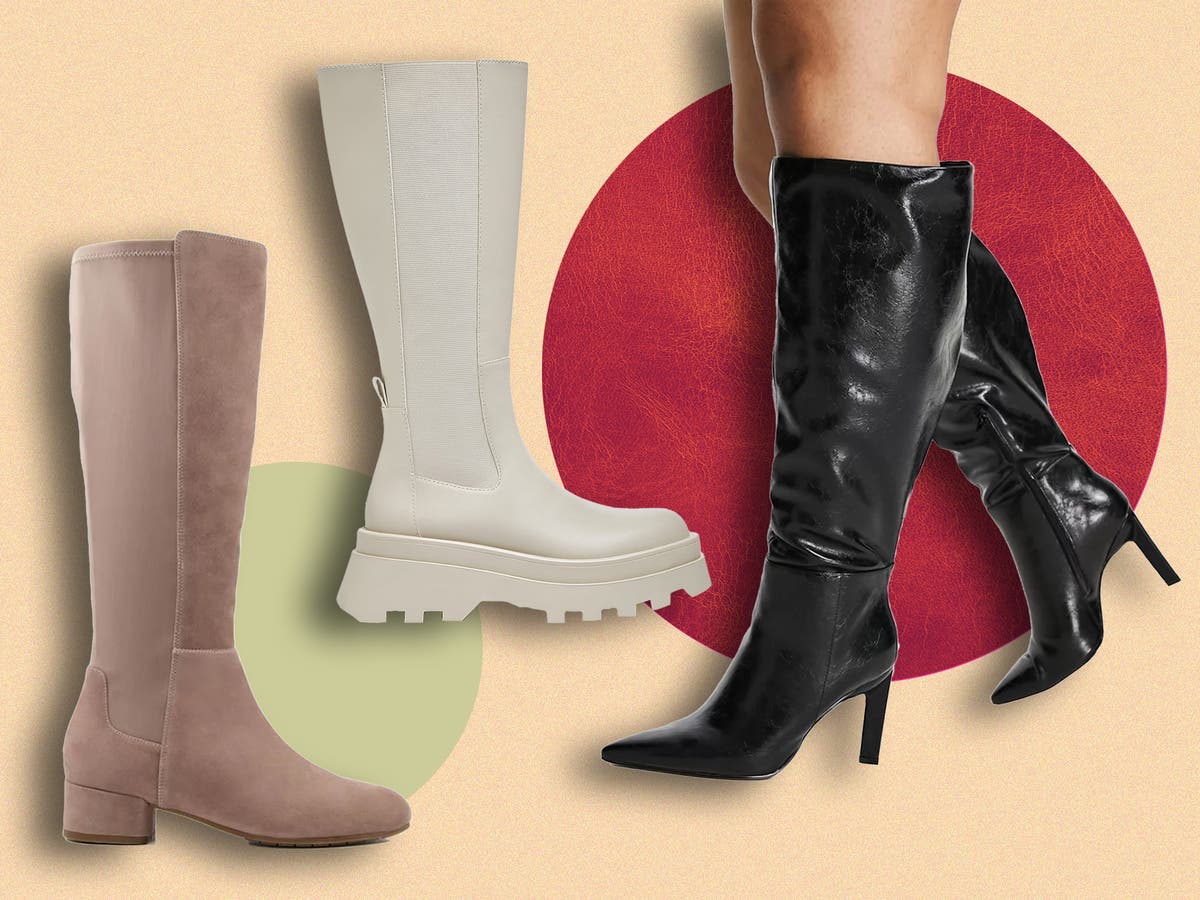 Best wide calf boots 2022 Kneehigh styles for women The Independent